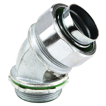 Dottie Conduit Fitting Connector, 1 in, Threaded, Steel, Zinc Plated SL45100I